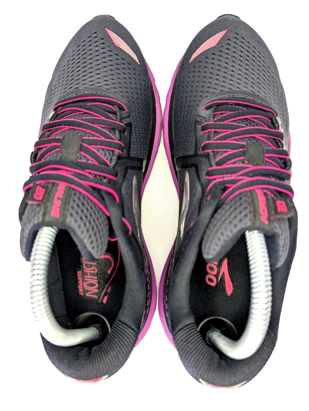Brooks Adrenaline 20 Great Gray Pink Or Purple Size 8.5 Wide, 8.5W, 8.5D, 8.5 D - Picture 4 of 15